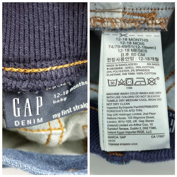 Baby GAP 12-18 Month Toddler Top & Bottom Bundle - Picture 7 of 7